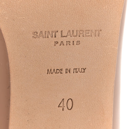 Saint Laurent Patent Anja 105 Pumps 40 Nude 6 of 14