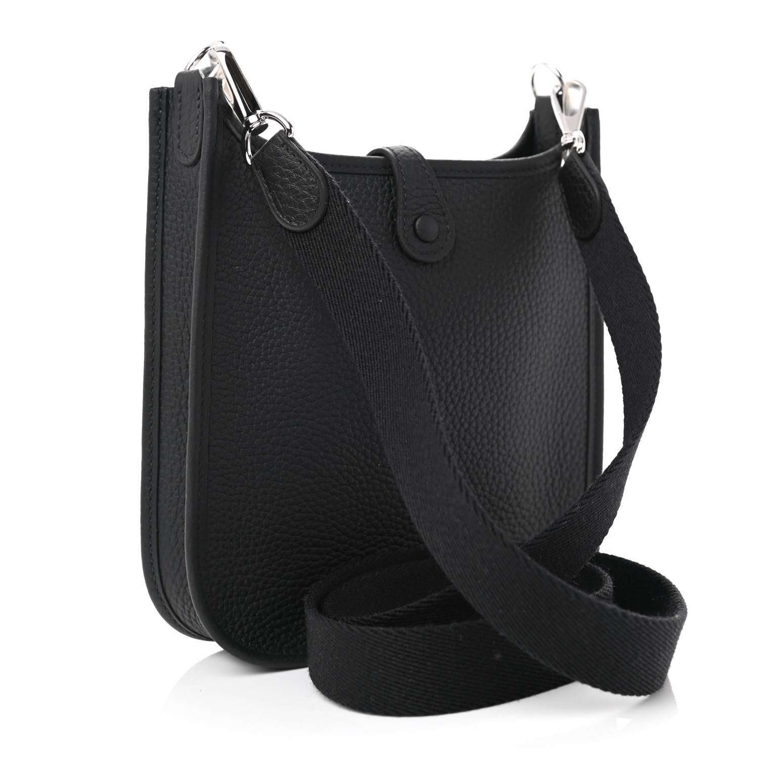 Hermes Taurillon Clemence Evelyne TPM Black 3 of 11