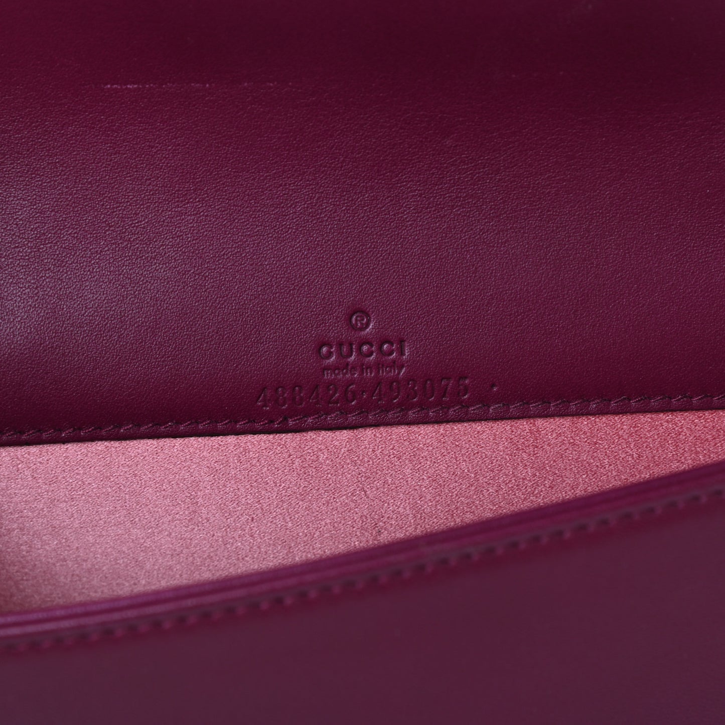Velvet Matelasse GG Marmont Mini Bag Fuchsia Violet Cyclamen