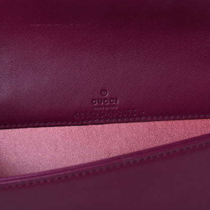 Gucci Velvet Matelasse GG Marmont Mini Bag Fuchsia Violet Cyclamen 6 of 9
