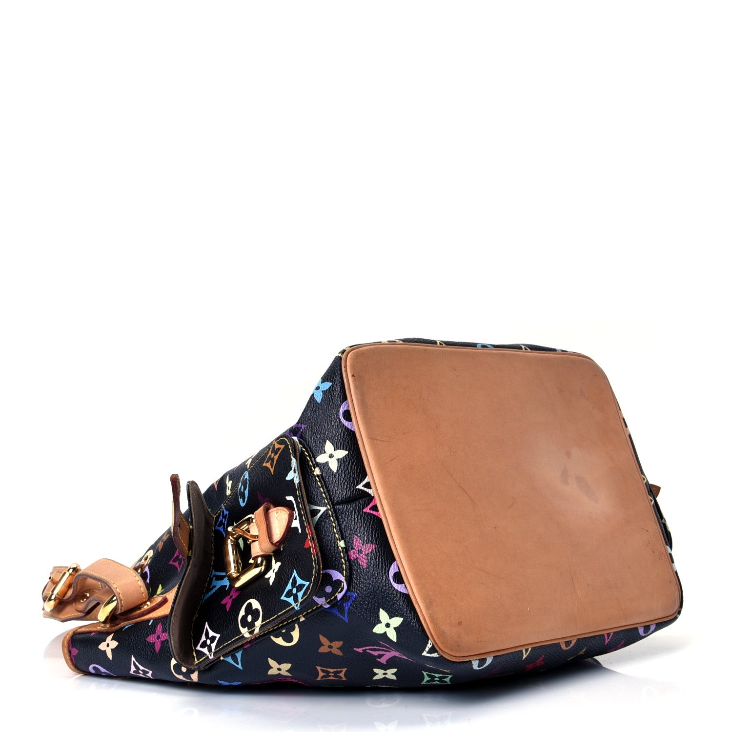 Louis Vuitton Monogram Multicolor Petit Noe Black 3 of 5