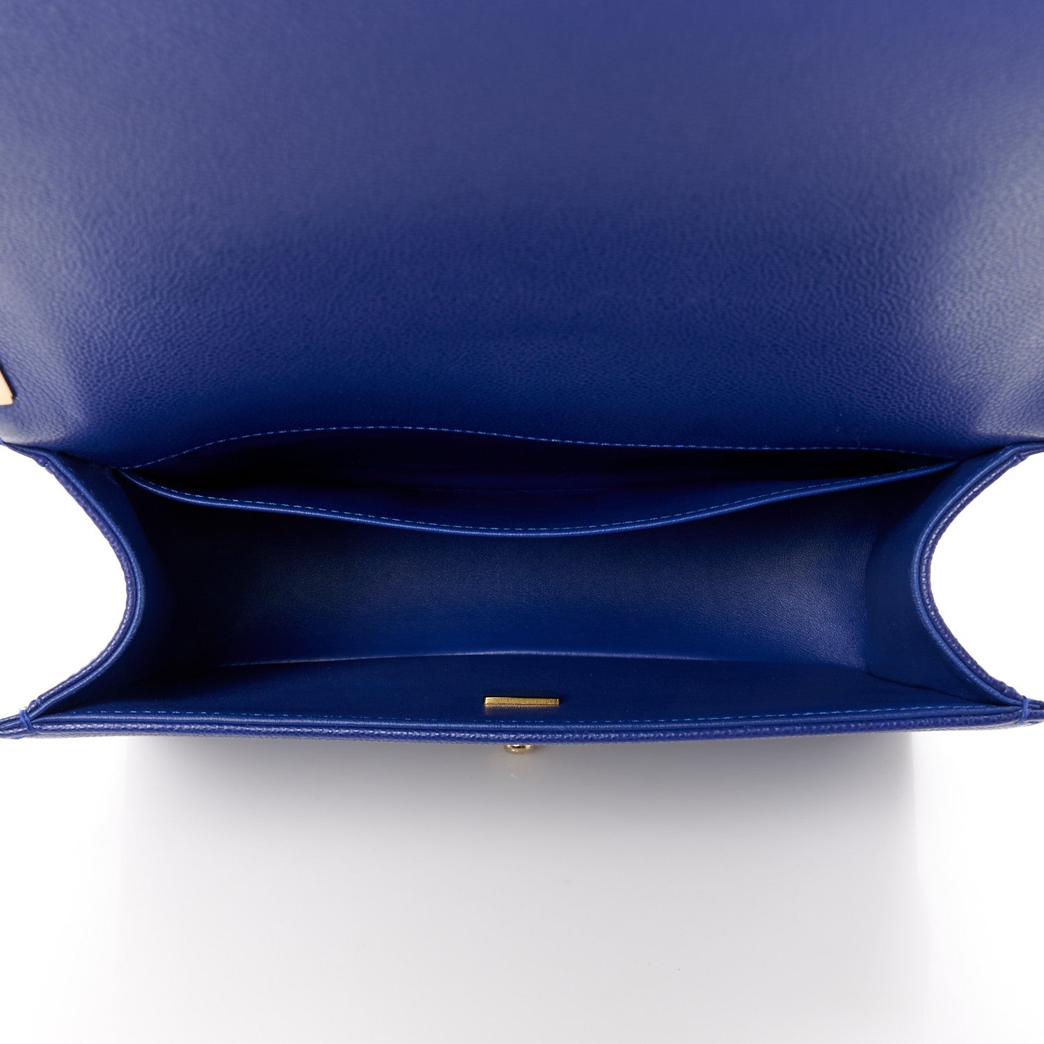 Chanel Caviar Quilted Medium Boy Flap Blue 5 of 11
