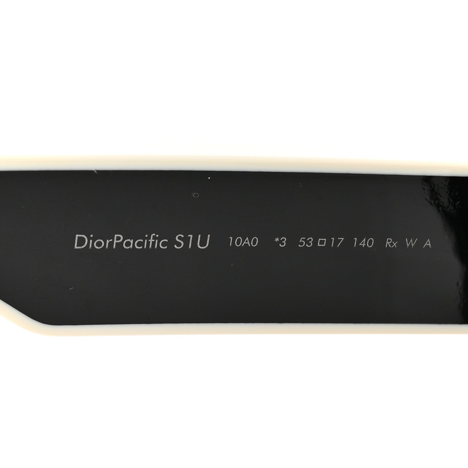 Christian Dior Diorpacific S1U Square Sunglasses Black White 10 of 14