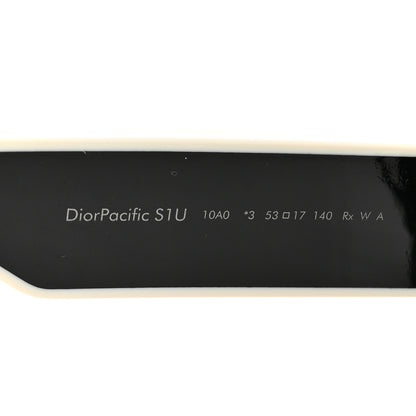 Christian Dior Diorpacific S1U Square Sunglasses Black White 10 of 14
