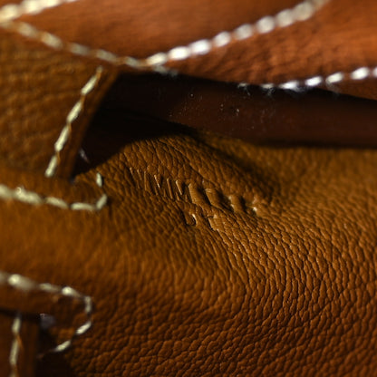Hermes Barenia Faubourg Kelly Messenger PM Fauve 7 of 12