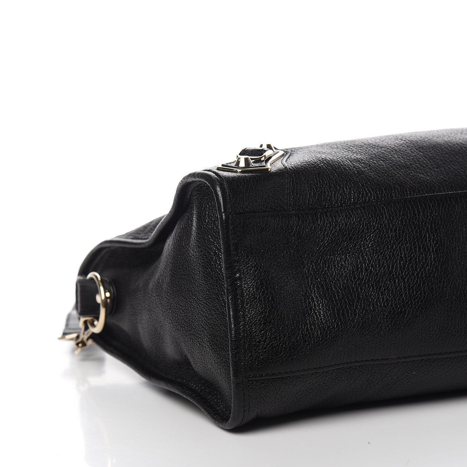 Balenciaga Chevre Gold Metallic Edge Hardware City Black 5 of 11