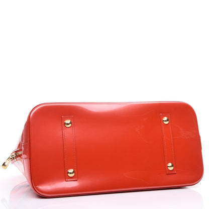 Louis Vuitton Vernis Roses Alma GM Orange Sunset 4 of 7