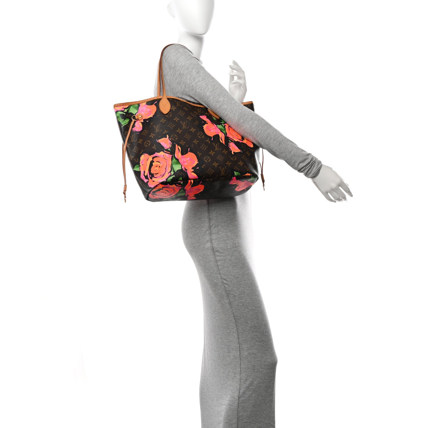 Louis Vuitton Monogram Roses Neverfull MM 2 of 21