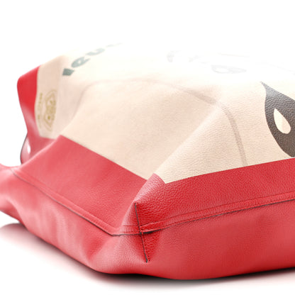 Gucci Calfskin Large Elton John Levon-Goodbye Tote Red 11 of 12