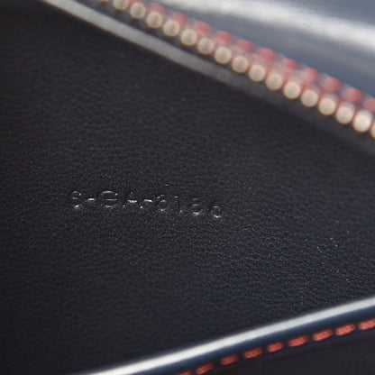 Celine Satin Calfskin Nano Debossed Luggage Navy Blue 6 of 11
