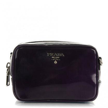 Prada Spazzolato Mini Camera Crossbody Bag Viola 1 of 8