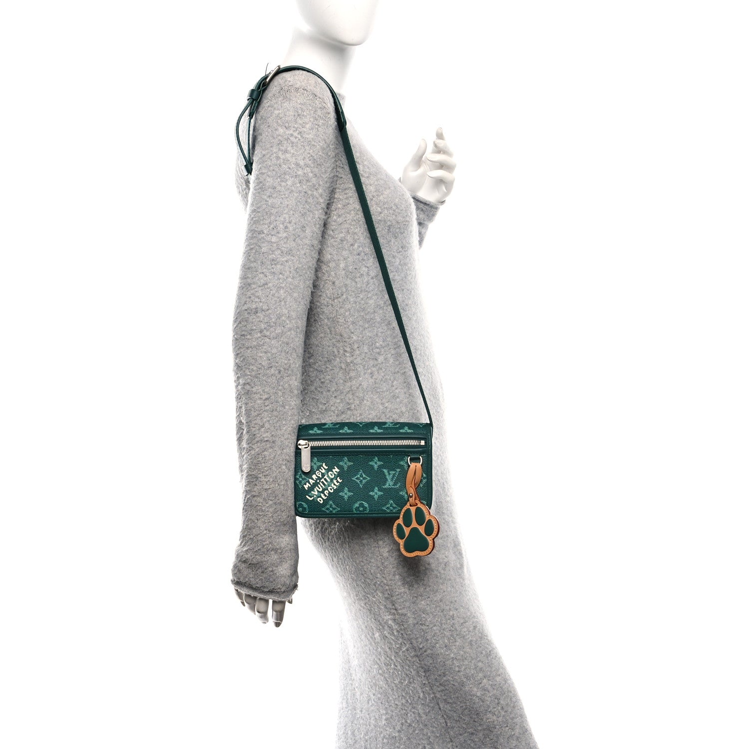 Louis Vuitton Monogram Heritage Bosphore Wearable Wallet Green 2 of 11