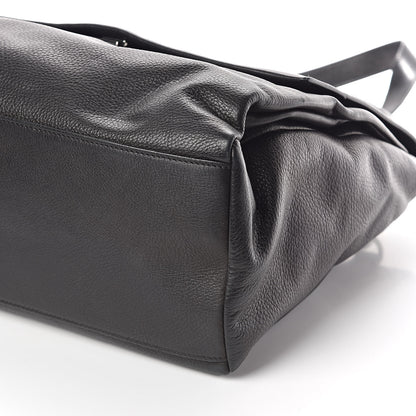 Givenchy Waxy Grained Calfskin Medium Pandora Pure Flap Bag Black 10 of 10
