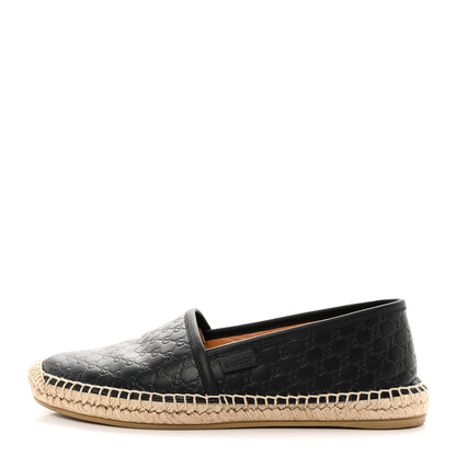 Gucci Microguccissima Signature Espadrilles 36.5 Black 1 of 15