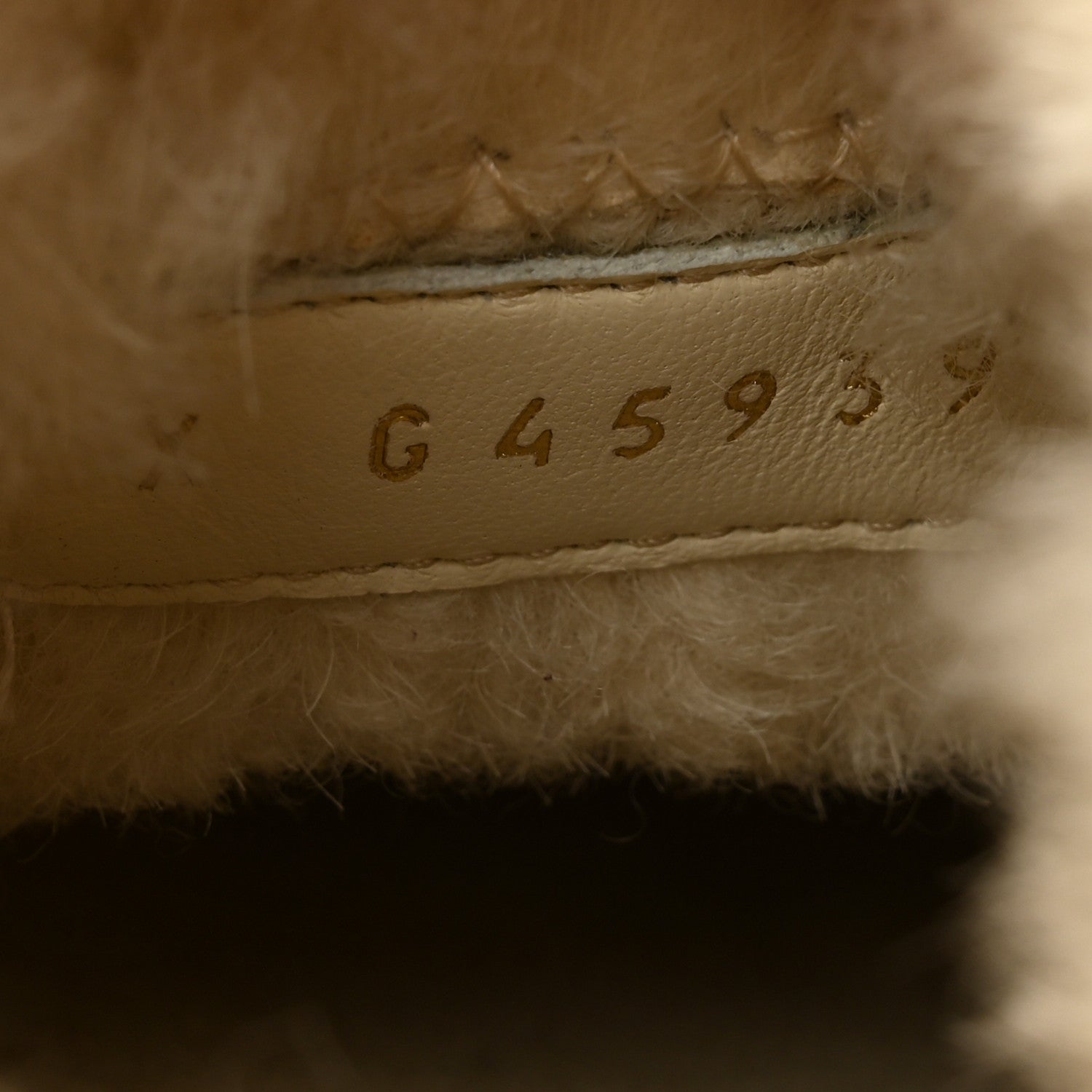 Chanel Suede Shearling CC Cap Toe Mules 40 Beige Black 9 of 10