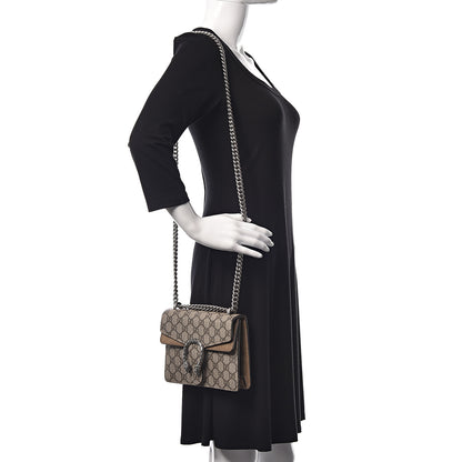 Gucci GG Supreme Monogram Mini Dionysus Shoulder Bag Taupe 2 of 17