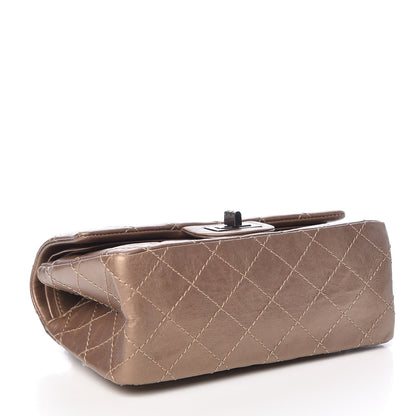 Chanel Metallic Calfskin Quilted 2.55 Reissue 224 Flap Gold 4 of 11