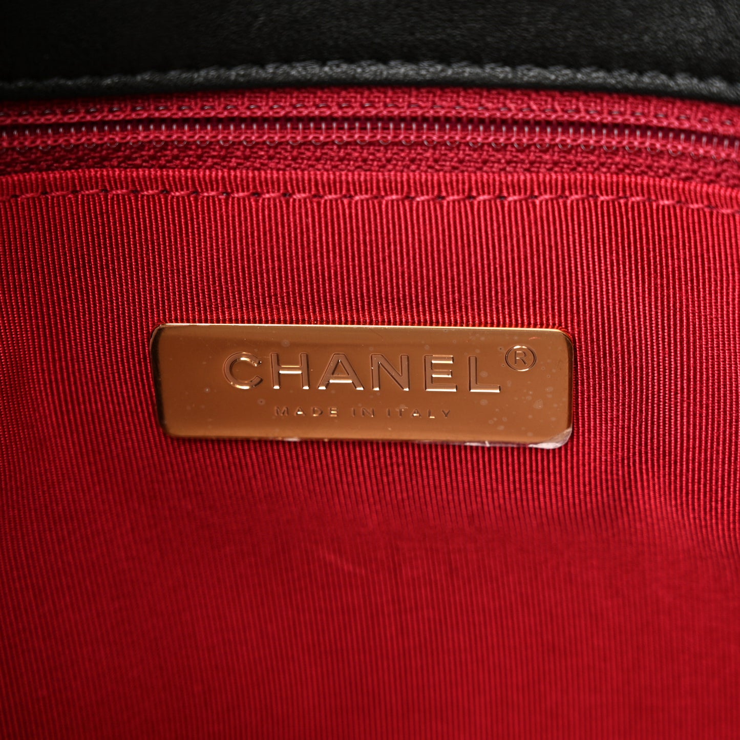 Lambskin Quilted Medium Chanel 19 Flap Black