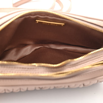 Miu Miu Nappa Matelasse Double Zip Shoulder Bag Cammeo 6 of 12
