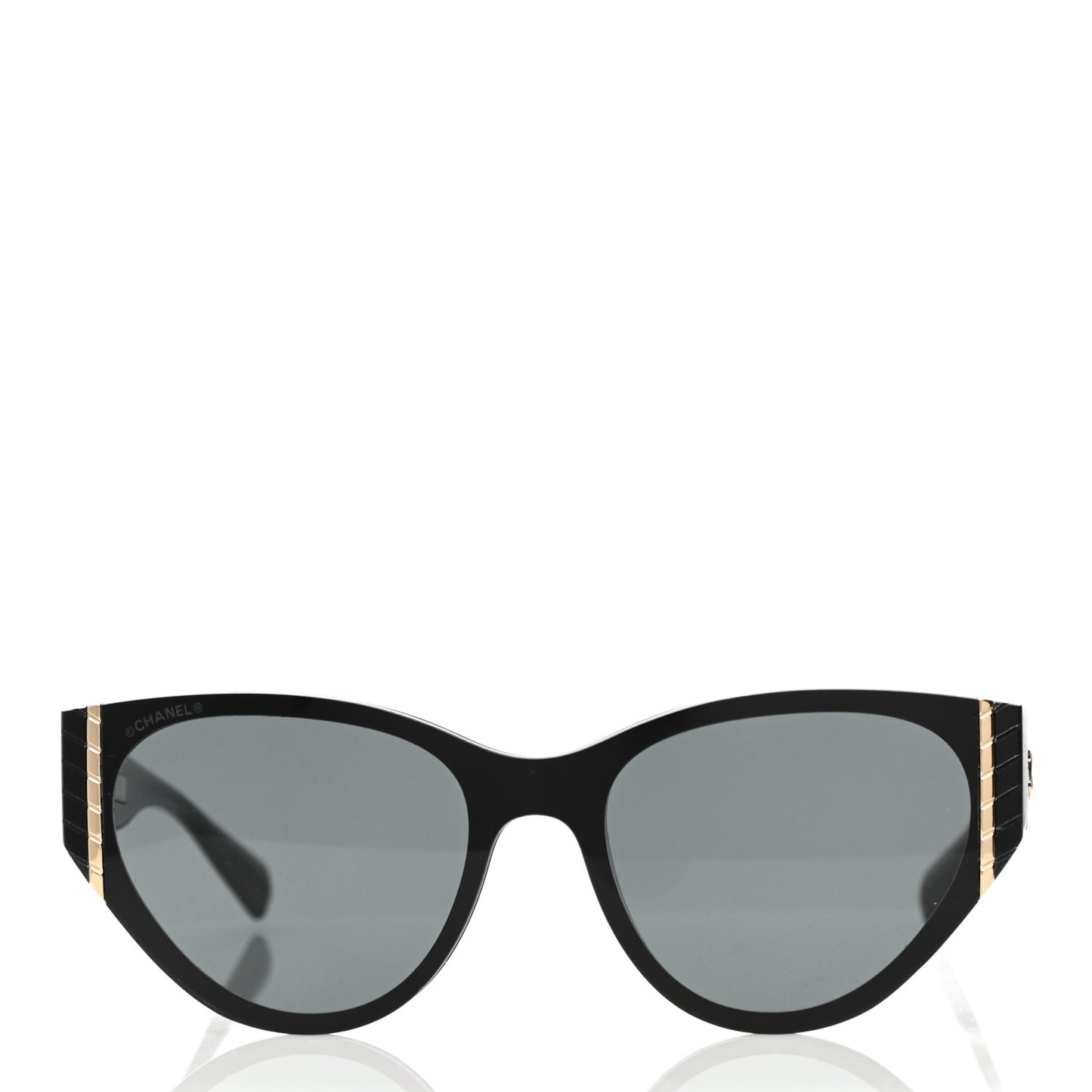 Acetate Cat Eye Sunglasses 6054 Black