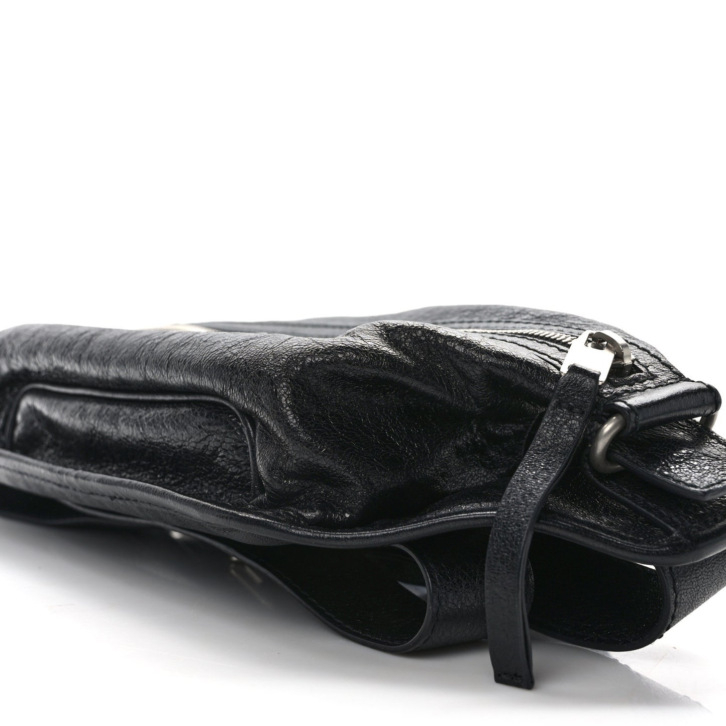 Lambskin Classic Hardware Neo Lift Hip Bag Black