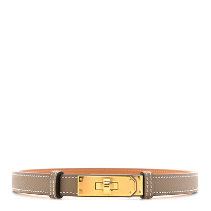 Hermes Epsom Kelly Belt Etoupe 1 of 4