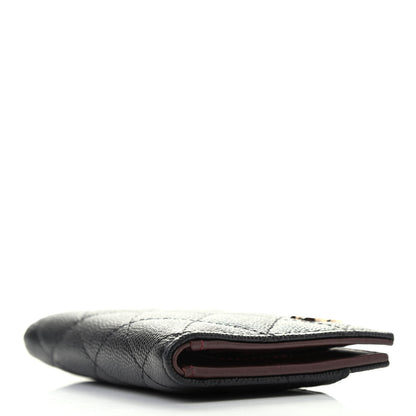 Chanel Caviar Quilted Card Holder Wallet Black 4 of 7
