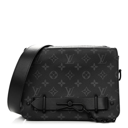 Louis Vuitton Monogram Eclipse Steamer Messenger 1 of 12