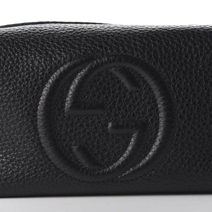 Gucci Pebbled Calfskin Large Soho Cosmetic Case Black 9 of 9