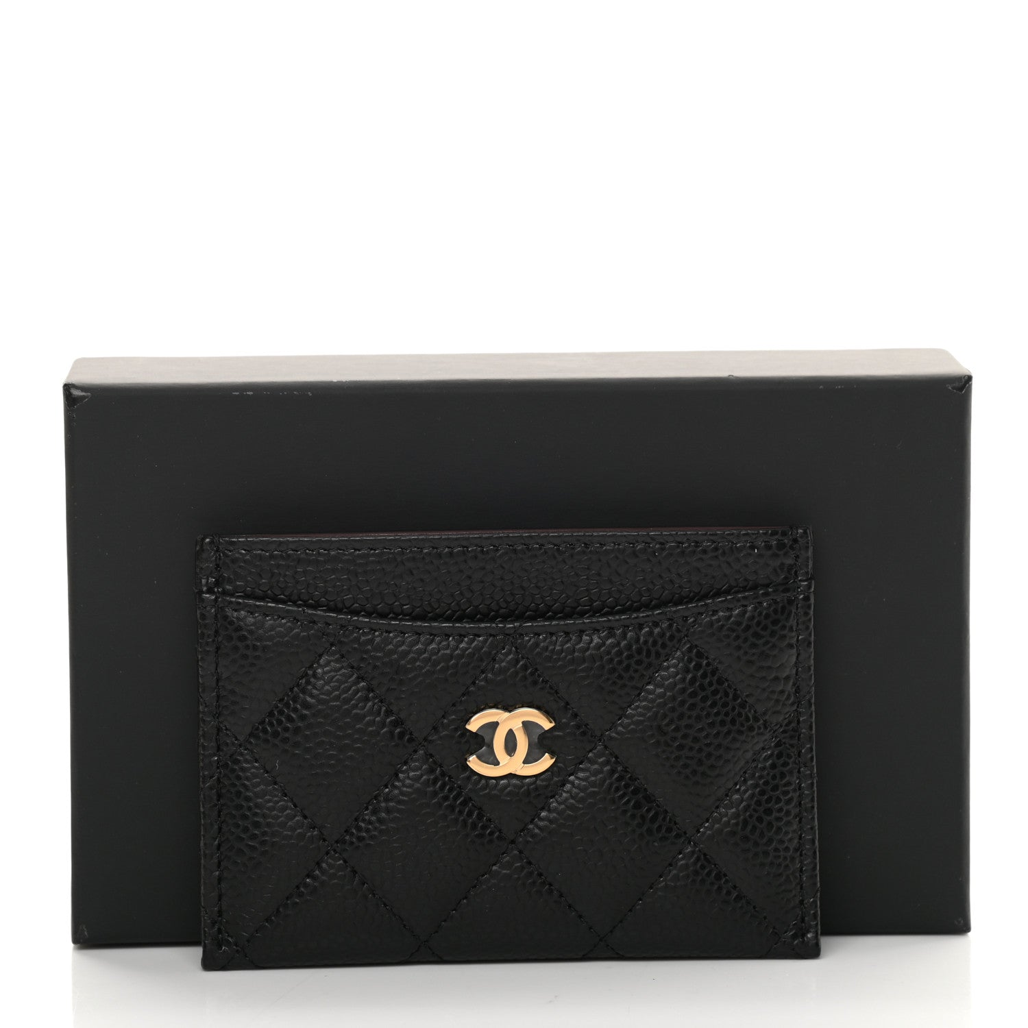 Chanel Caviar Quilted Card Holder Black 10 of 10