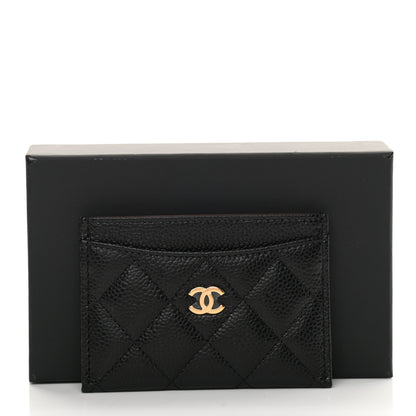 Chanel Caviar Quilted Card Holder Black 10 of 10
