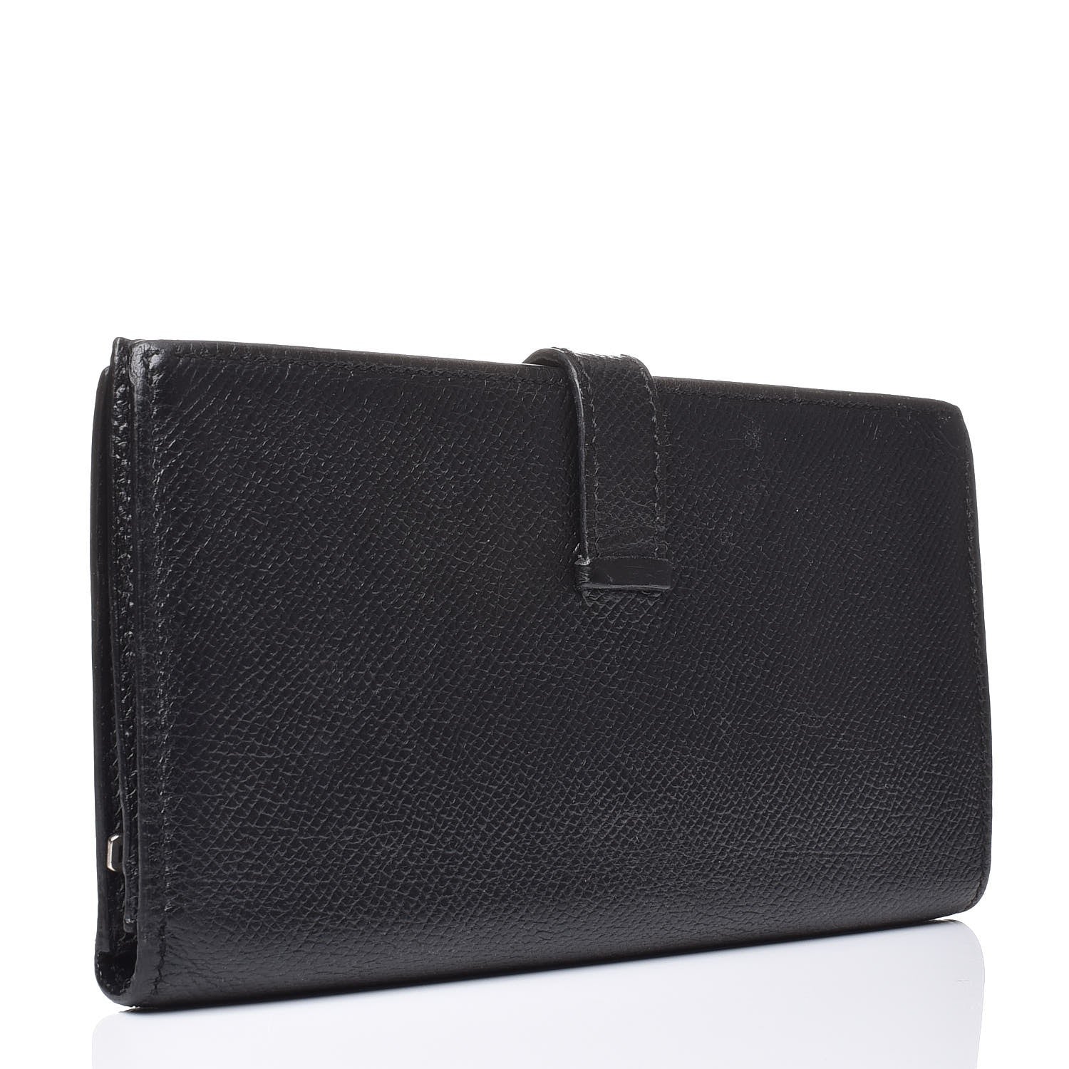 Hermes Epsom Bearn Gusset Wallet Black 3 of 6