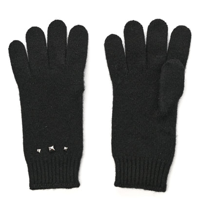 Hermes Cashmere Darling Gloves M Black 2 of 4