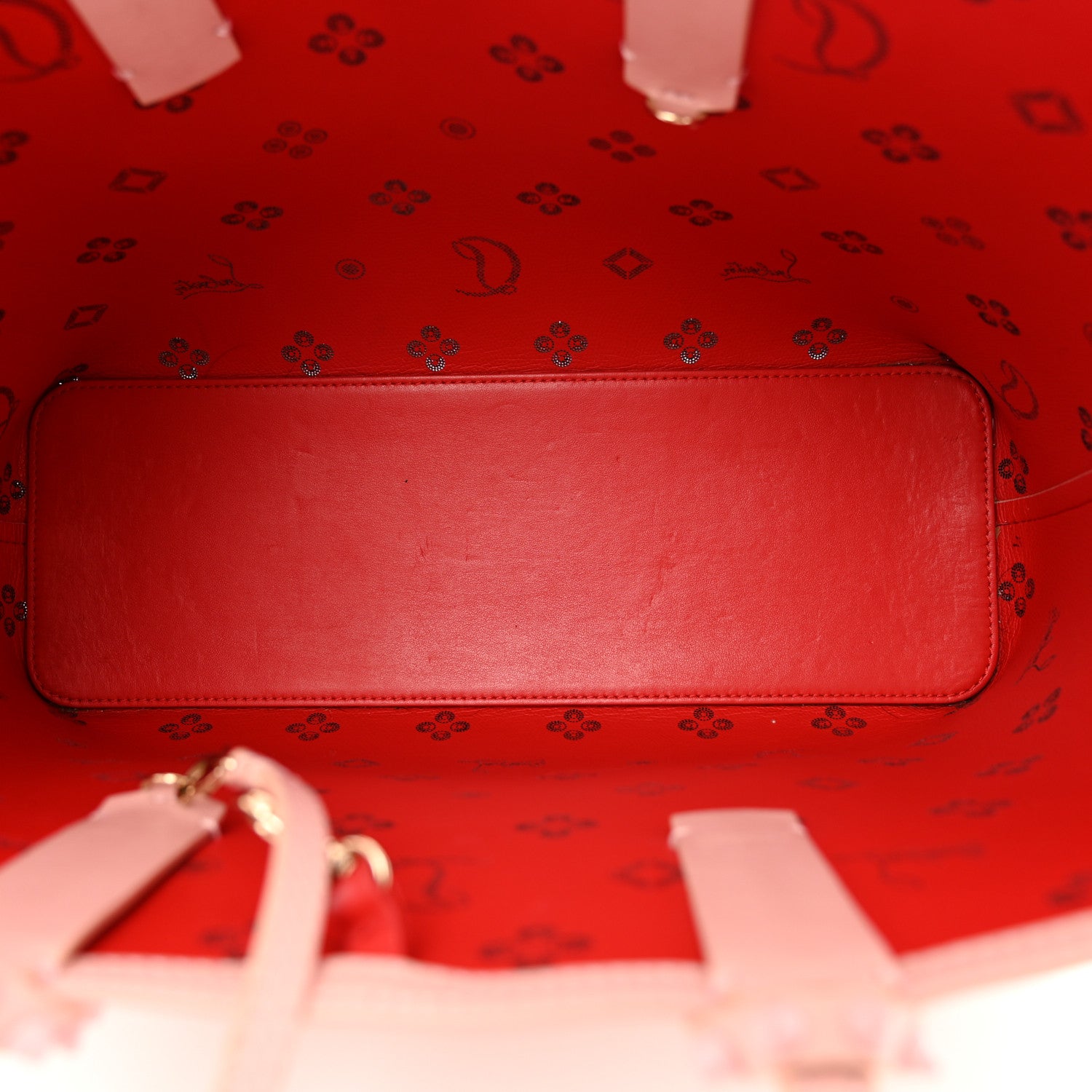 Christian Louboutin Calfskin Loubinthesky East West Cabata Tote Rosy 6 of 14
