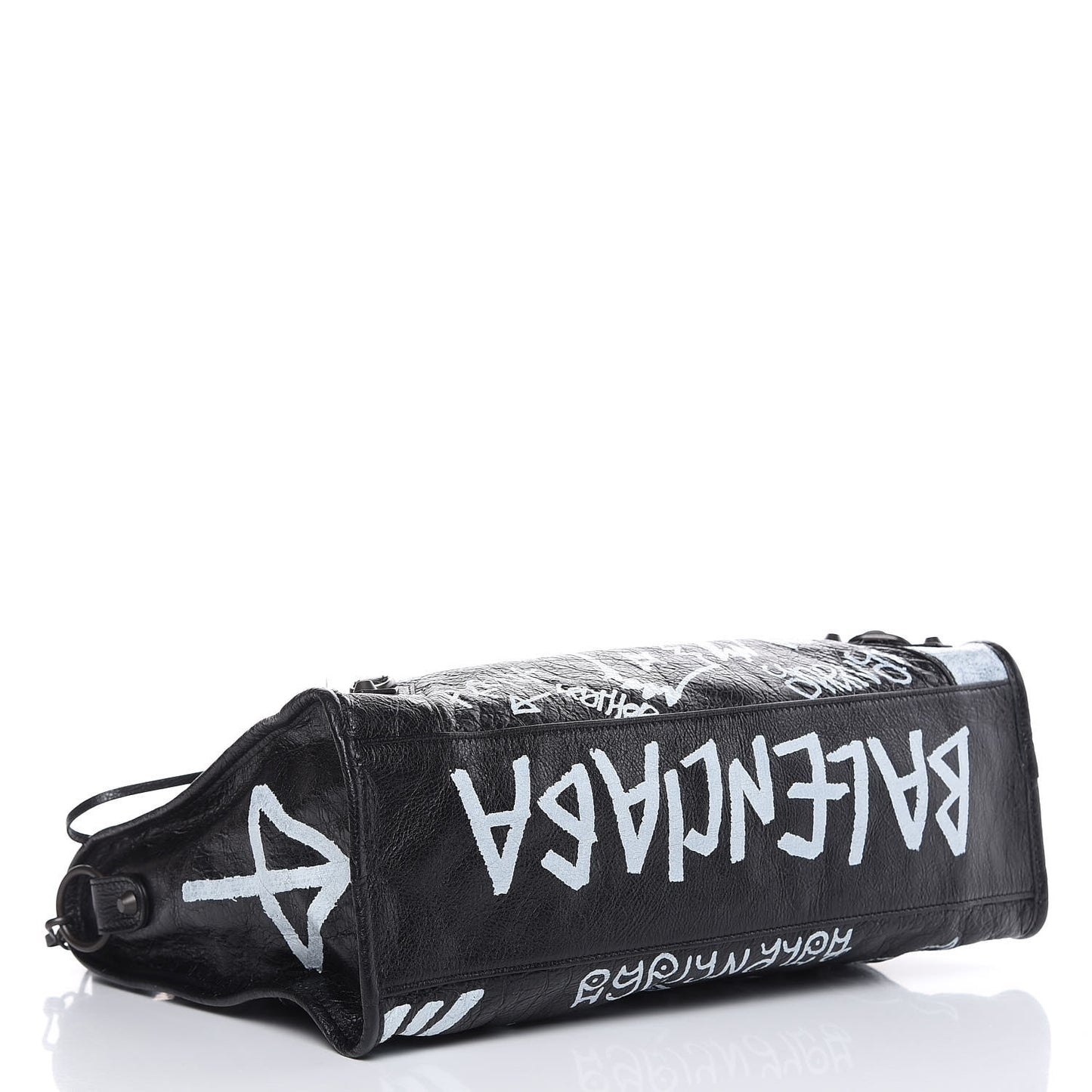 Agneau Arena Graffiti All Over Classic Hardware City Black White
