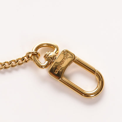 Louis Vuitton Metal Pochette Extender Key Ring Chain Gold 3 of 5