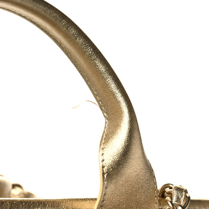 Chanel Metallic Calfskin Medium Deauville Tote Gold 11 of 11