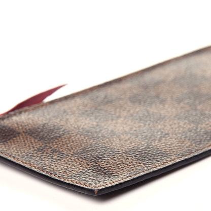 Louis Vuitton Damier Ebene Felicie Chain Wallet Zippered Insert 7 of 10