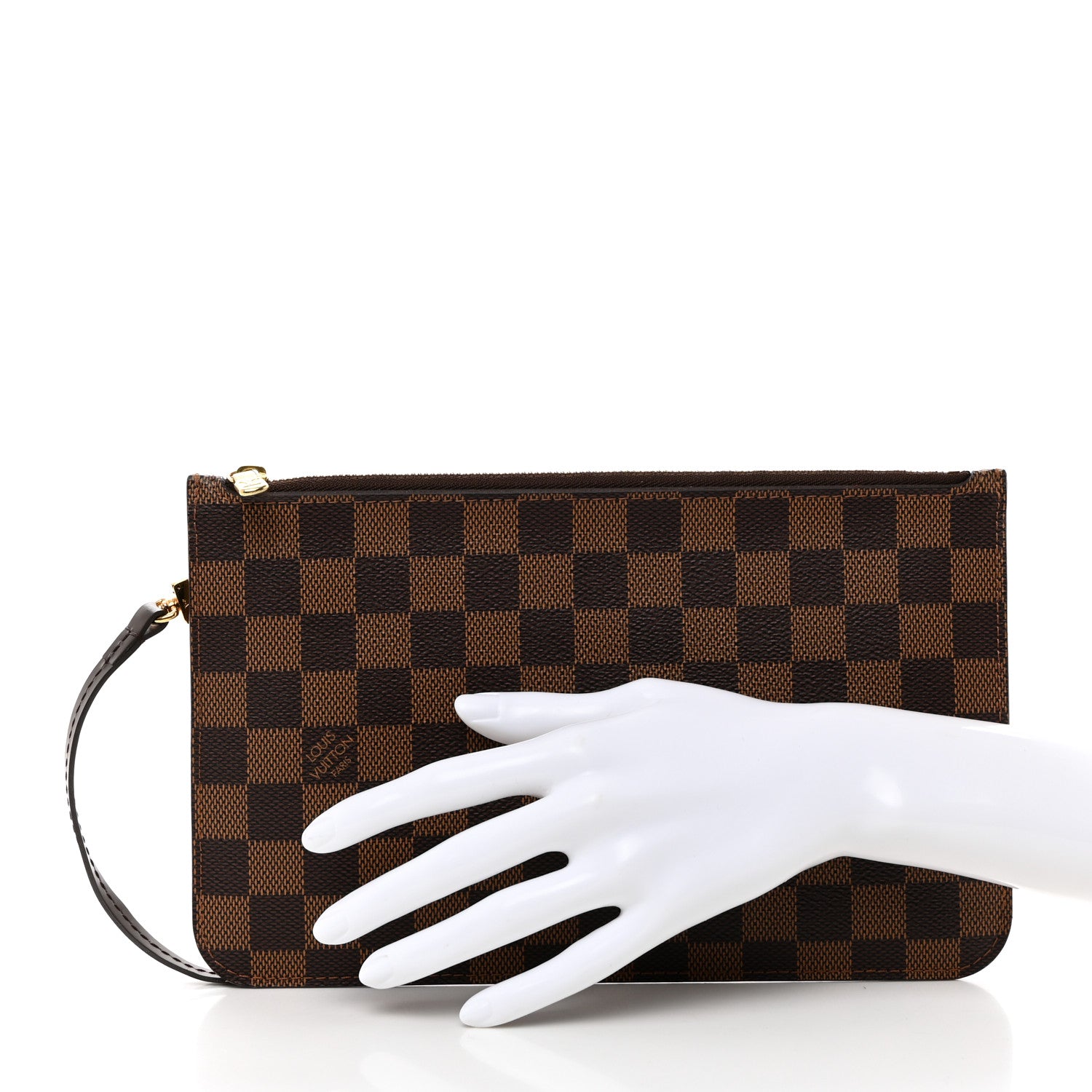 Louis Vuitton Damier Ebene Neverfull MM GM Pochette 2 of 7