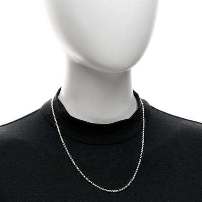 David Yurman Sterling Silver 2.5mm Small Box Chain Necklace 20" 2 of 4