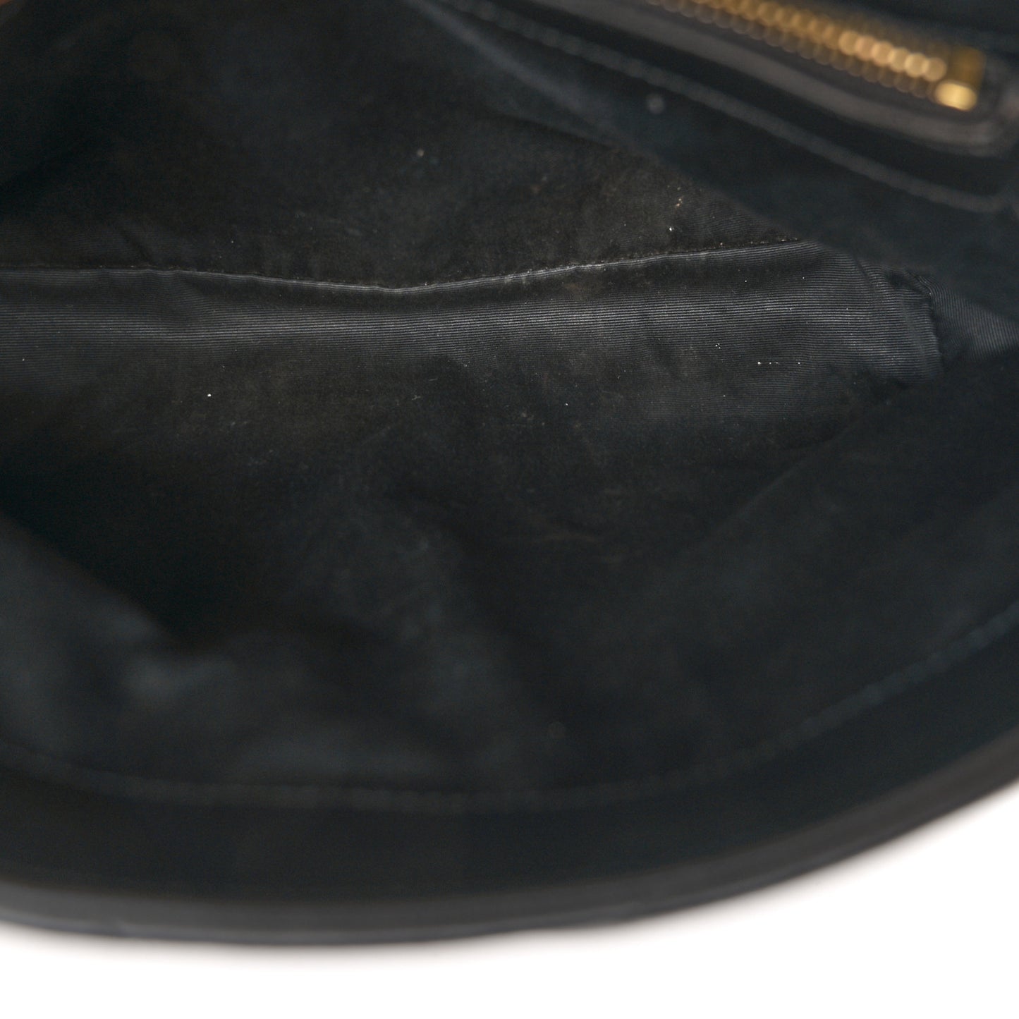Calfskin Y Quilted Monogram Medium Loulou Chain Satchel Black
