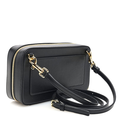 Dolce & Gabbana DOLCE GABBANA Calfskin Small DG Logo Camera Crossbody Bag Black 3 of 9