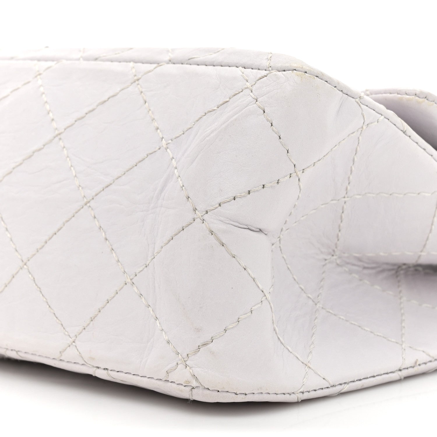 Chanel Aged Calfskin Quilted 2.55 Reissue 226 Flap White 9 of 15