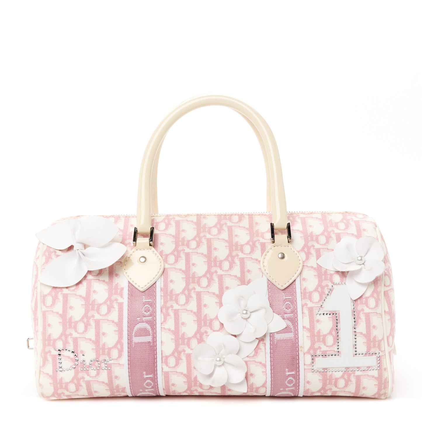 Monogram Girly Boston Pink