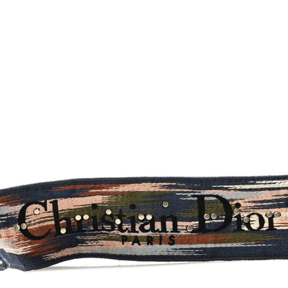 Christian Dior Canvas Embroidered Studded KaleiDiorscopic Shoulder Strap Multicolor 3 of 7