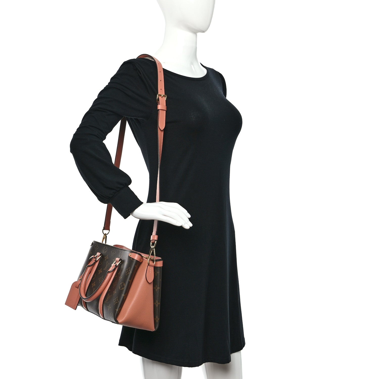 Louis Vuitton Monogram Soufflot BB Peach 2 of 12