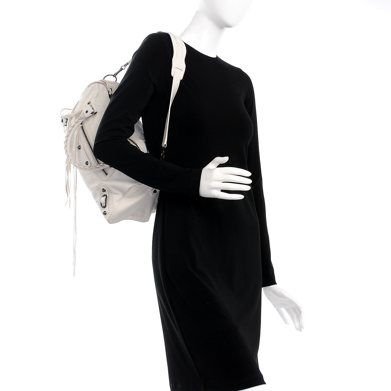 Balenciaga Agneau Classic Hardware Twiggy White 3 of 23