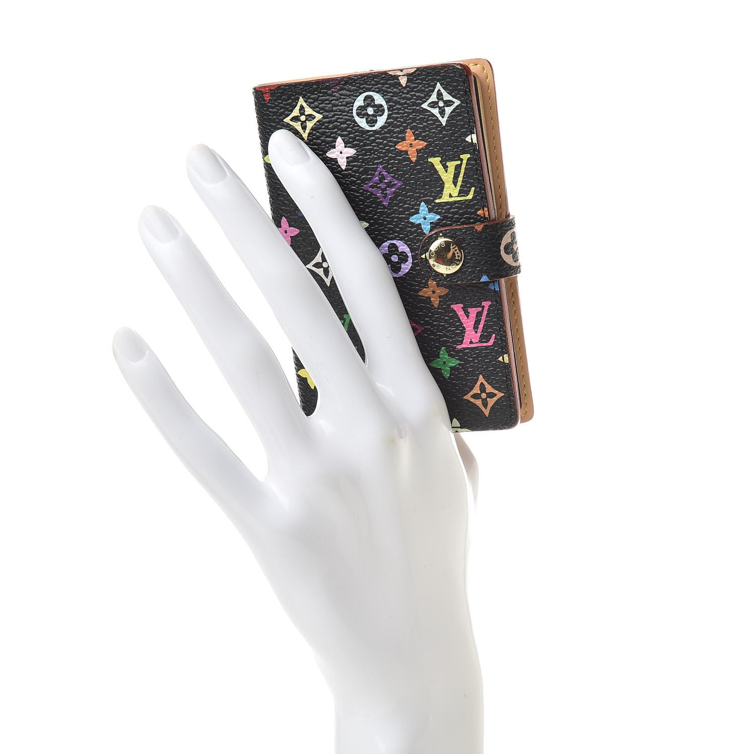 Louis Vuitton Monogram Multicolor Carnet de Bal Mini Agenda Cover Black 2 of 8