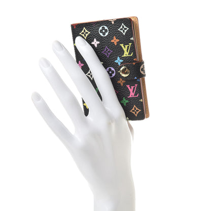 Louis Vuitton Monogram Multicolor Carnet de Bal Mini Agenda Cover Black 2 of 8