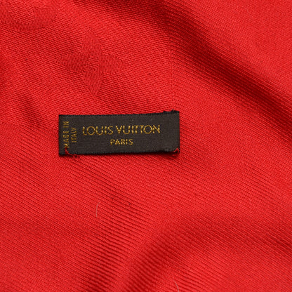 Louis Vuitton Silk Wool Monogram Shawl Pomme D'Amour 6 of 6